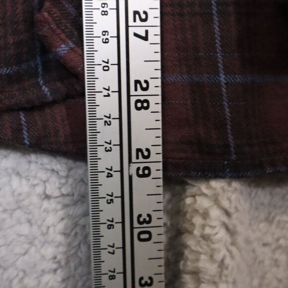 Mens Public Opinion Medium Red & Blue Plaid Button-Down Cotton Shirt - Picture 9 of 10